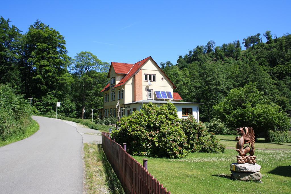 Pension Waldfrieden Thale Exterior foto